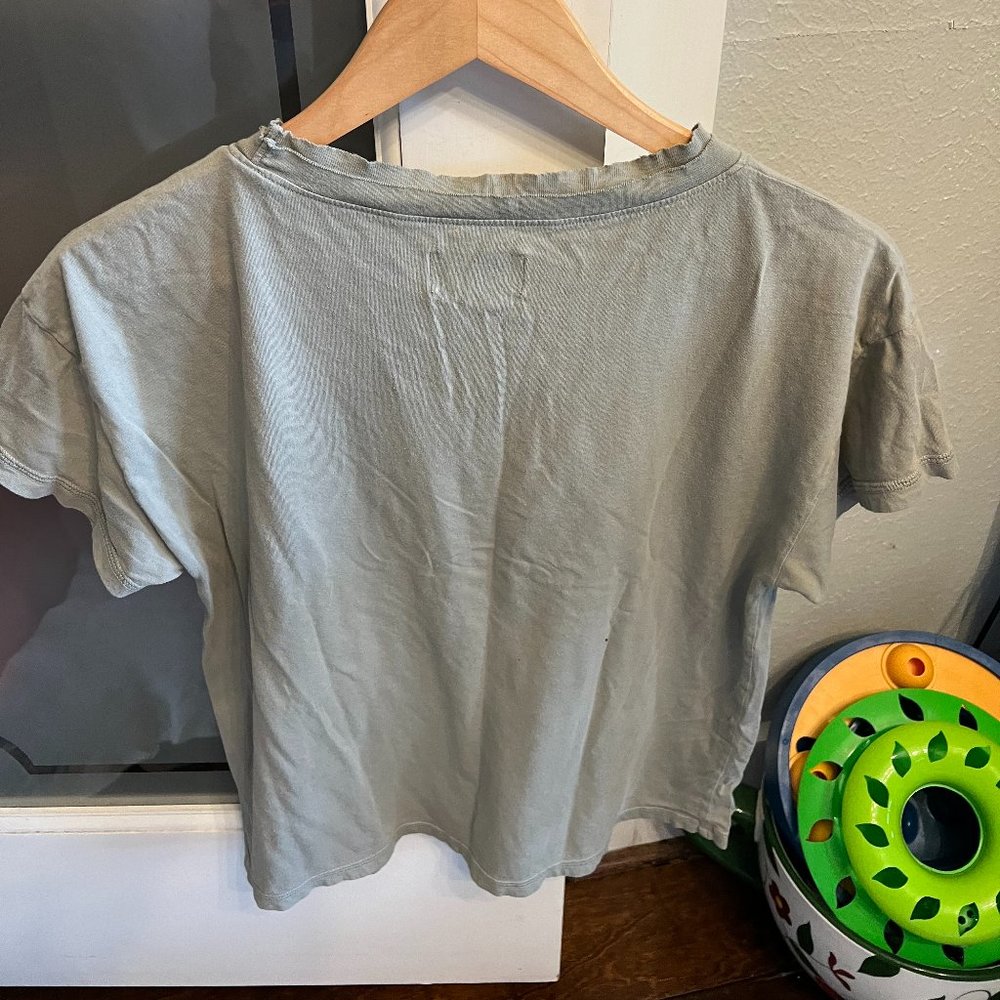 MATE the Label Organic Cotton Classic Tee Aloe Light Green size small
